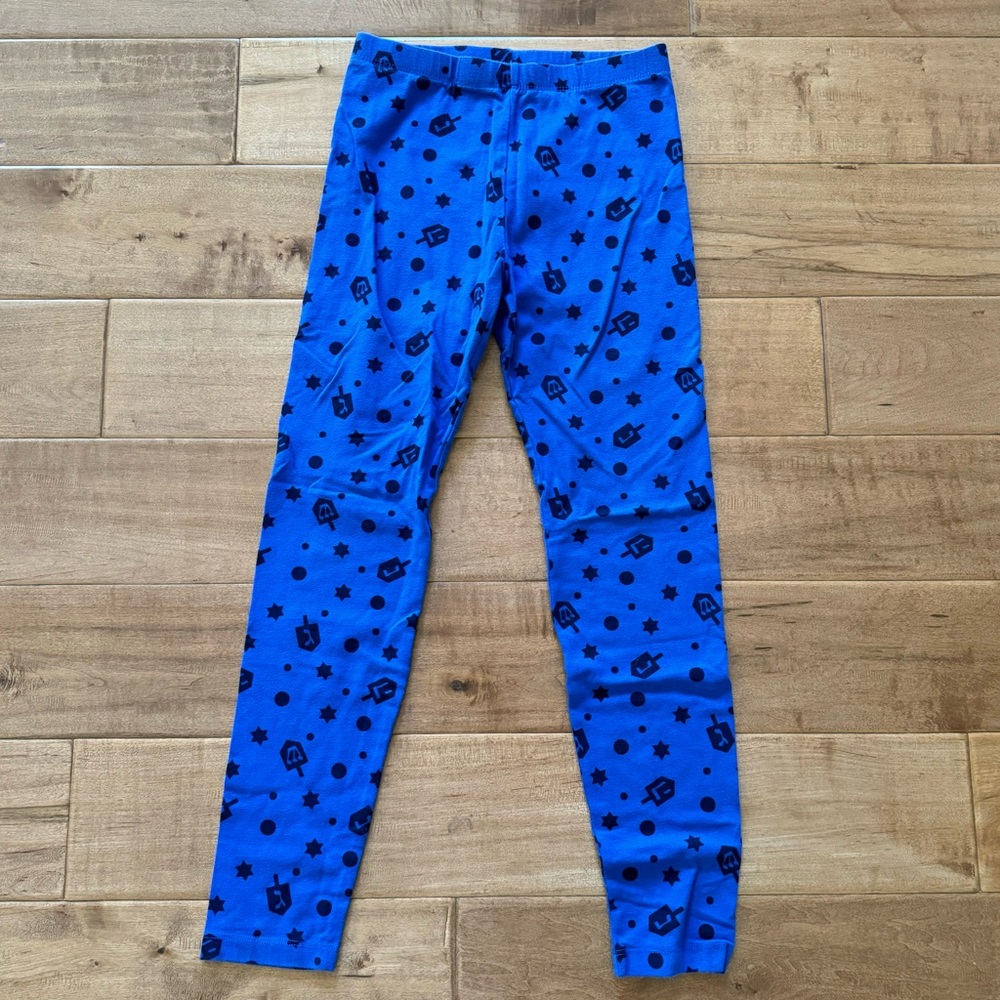 Hanukkah Holiday Leggings with Blue Dreidel and Star Print by Cat & Jack